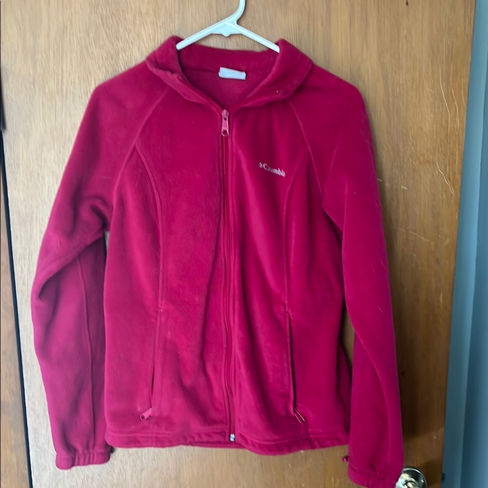 Columbia Red Fleece Jacket